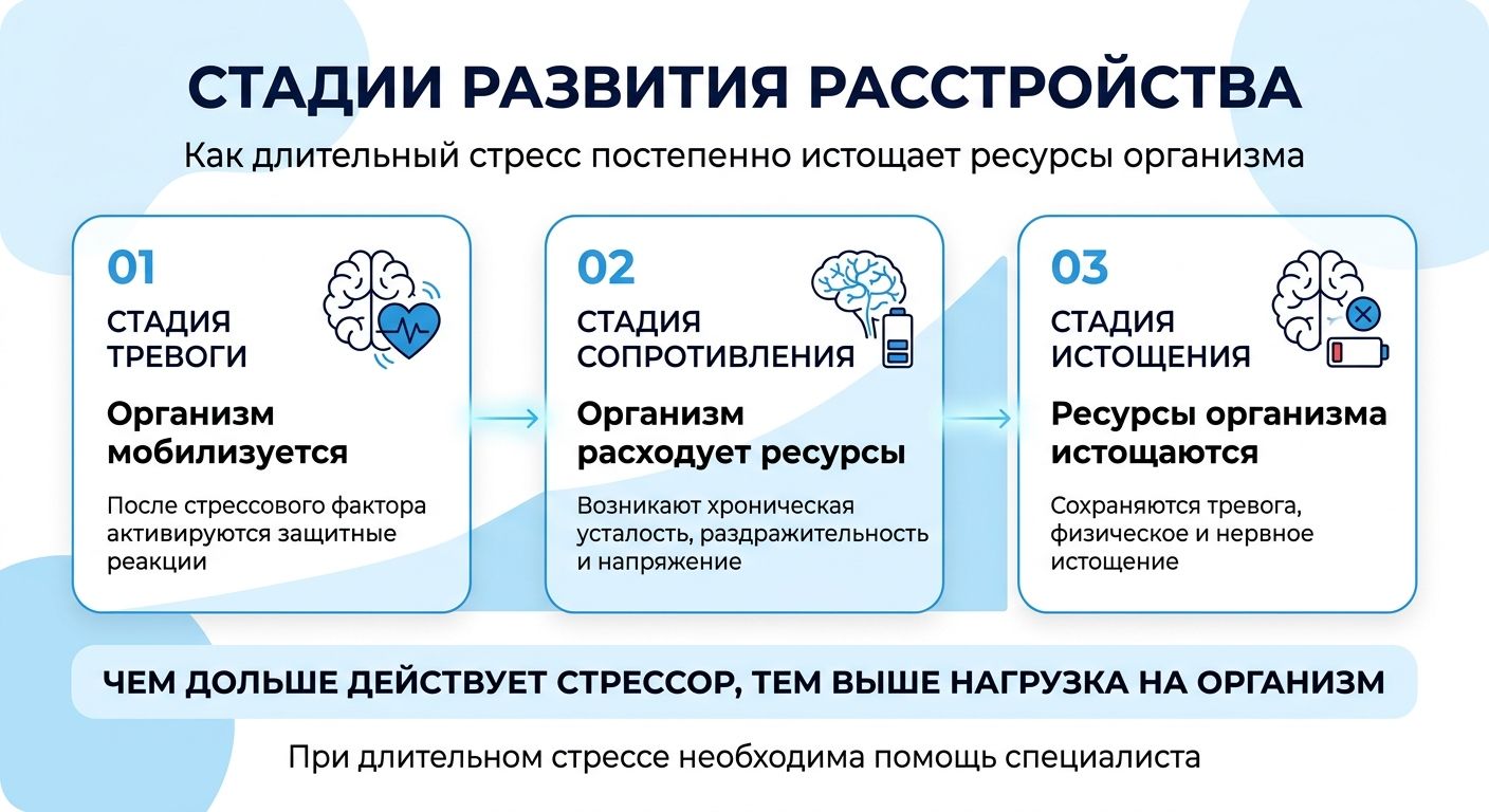 Лечение стресса в Малоярославце инфографика